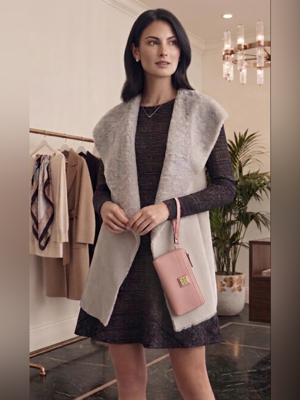 Boutique Plush Cardigan Vest